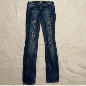 Distressed Blue Women's Jeans